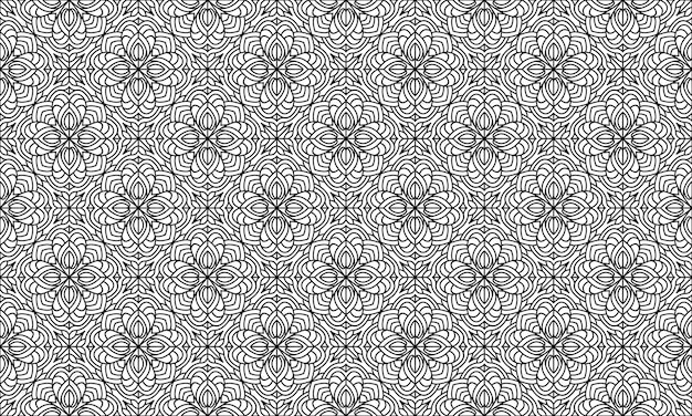 background pattern seamless line ethnic mandala luxury