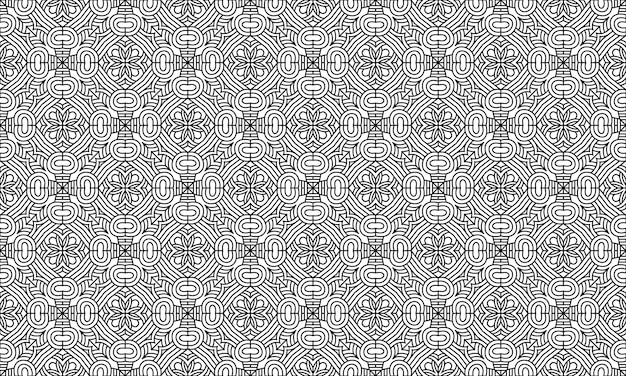 background pattern seamless line ethnic mandala luxury