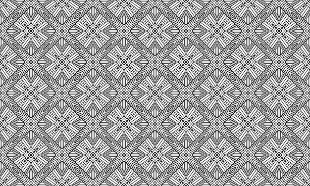 background pattern seamless line ethnic mandala luxury