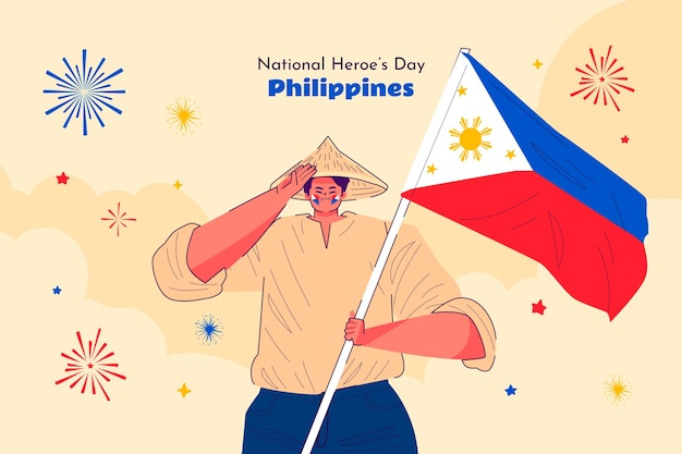 Background for philippines national heroes day celebration