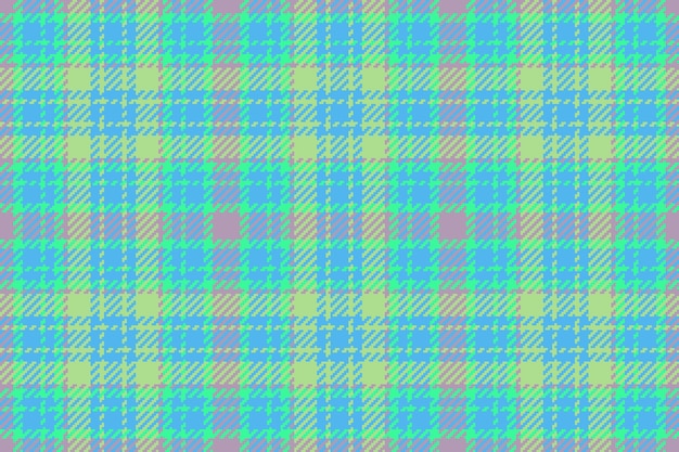 Background plaid fabric Tartan check texture Textile pattern vector seamless