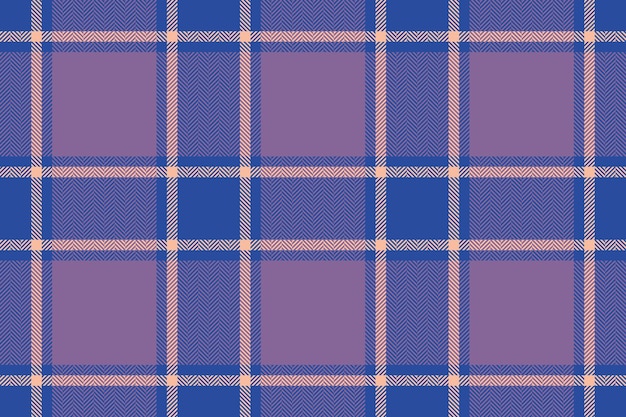 Background plaid tartan Vector check fabric Seamless texture textile pattern