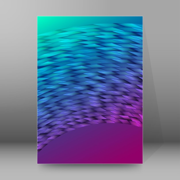 Background report brochure Cover Pages A4 style abstract glow61