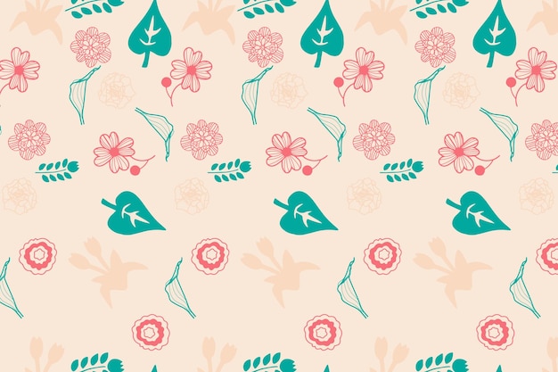 Background seamless Beautiful floral pattern in spring for Wedding anniversary birthday and party