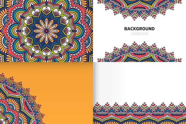 Background Template in ethnic style