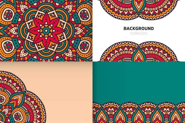 Background Template in ethnic style