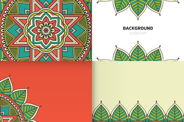 Background Template in ethnic style