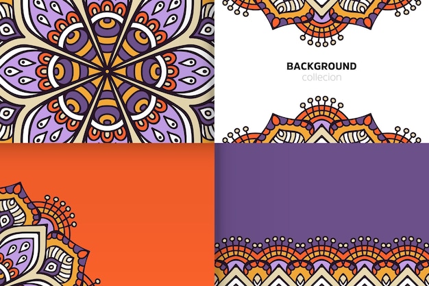 Background Template in ethnic style