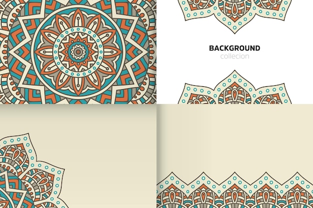 Background Template in ethnic style