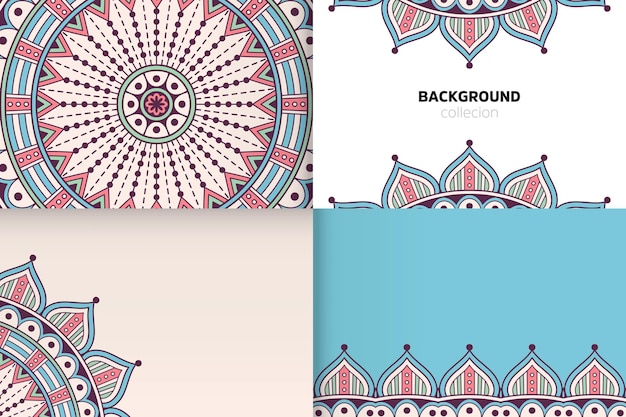 Background Template in ethnic style