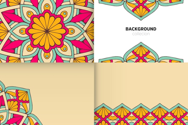 Background Template in ethnic style