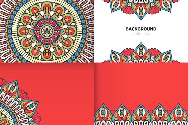 Background Template in ethnic style