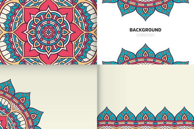 Background Template in ethnic style