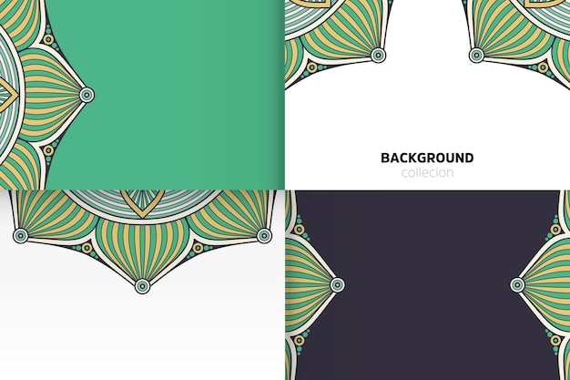 Background template in ethnic style