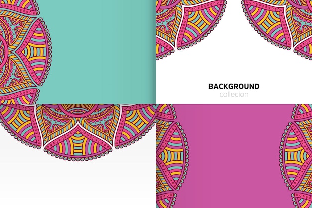 Background template in ethnic style