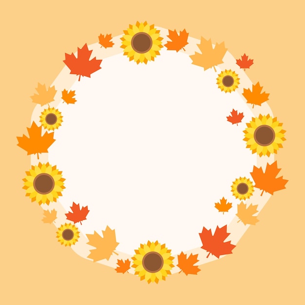 Background with autumn leaves