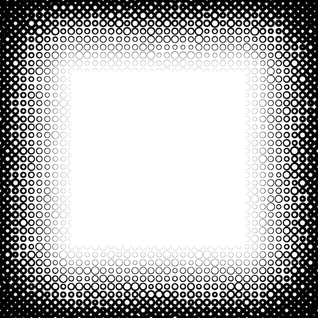 Background with gradient of black and white circles