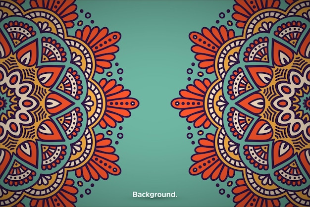 Background with Indian elements