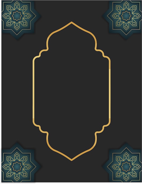 Vector background with an islamic theme