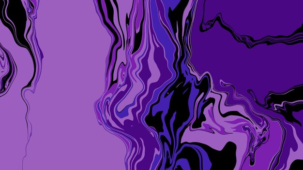 Vector background with marble texture abstract painting mix stains purple liquid paint that flows