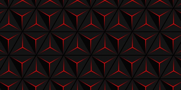 Vector background with triangular geometric shapes pyramids in dark shades with 3d render background