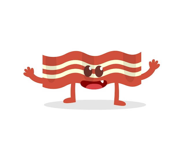 Bacon character design.