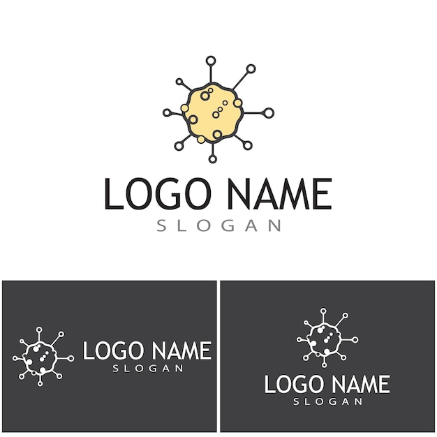 Bacterial Logo Template vector symbol nature