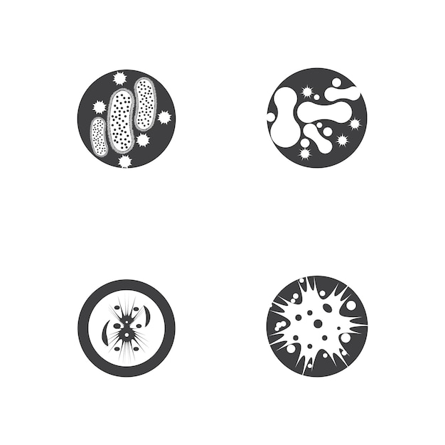 Bacterial Logo Template vector symbol nature