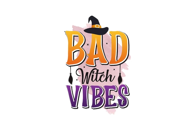 Bad Witch Vines Sublimation Design