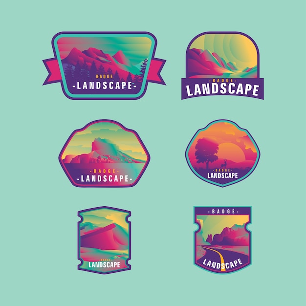 Badge Landscape