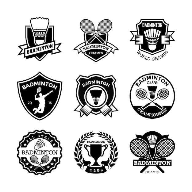 Badminton Badges 