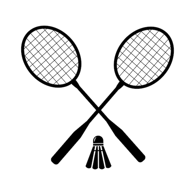 Badminton racket icon