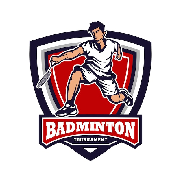 badminton tournament logo