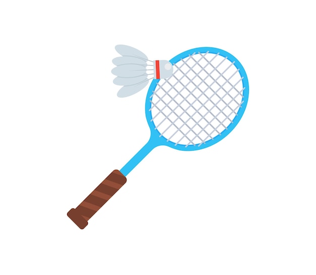 Badminton vector isolated icon. Badminton emoji illustration. Badminton vector isolated emoticon