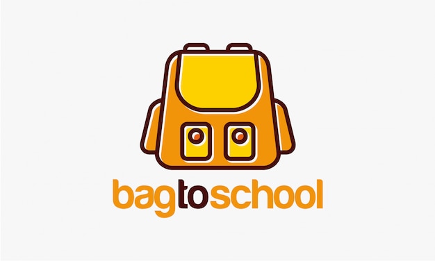 Bag to School logo template designs