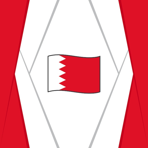 Bahrain Flag Abstract Background Design Template Bahrain Independence Day Banner Social Media Post Bahrain Flag