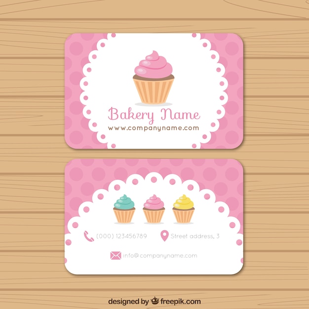 Bakery business card