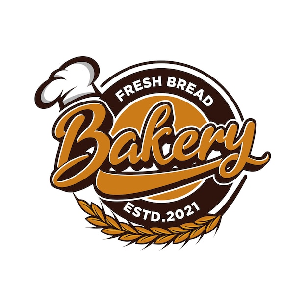 Bakery logo template Premium Vector