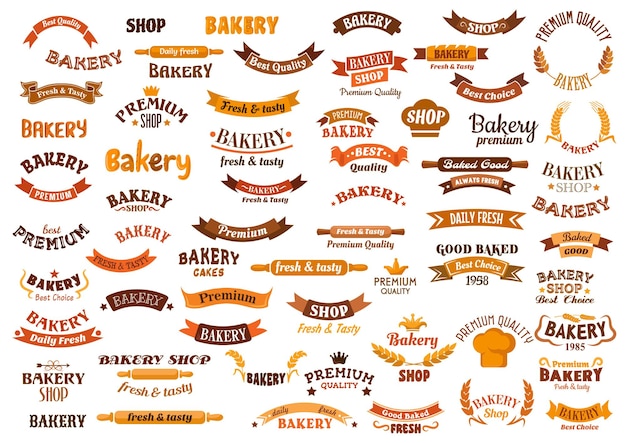 Bakery and pastry shop design elements