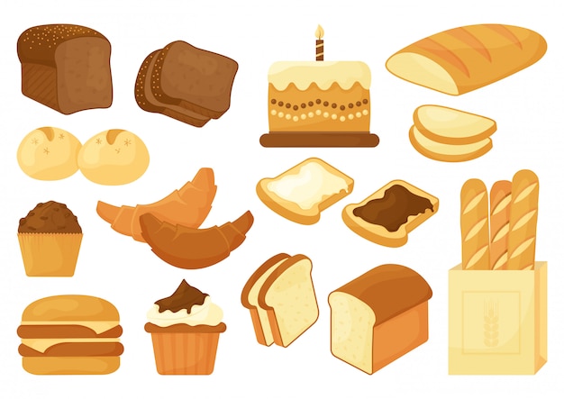 Bakery set.  illustration