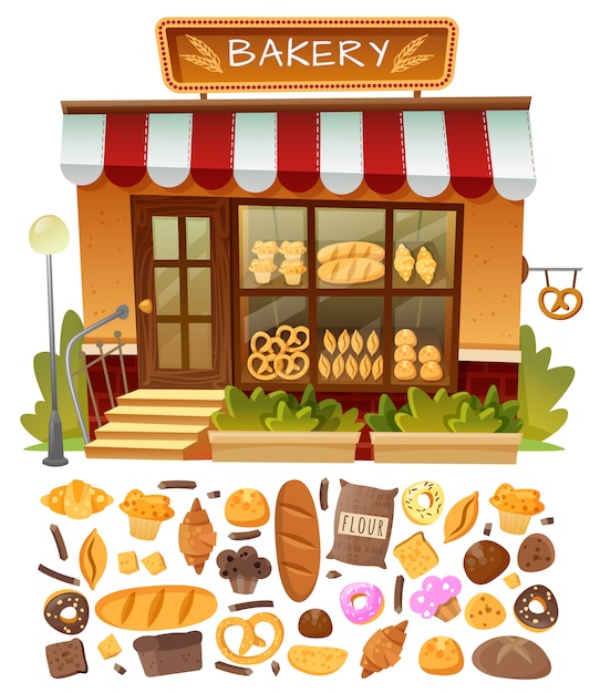 Bakery shop facade