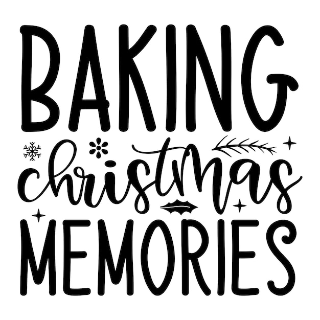 Baking christmas memories Pot Holder SVG