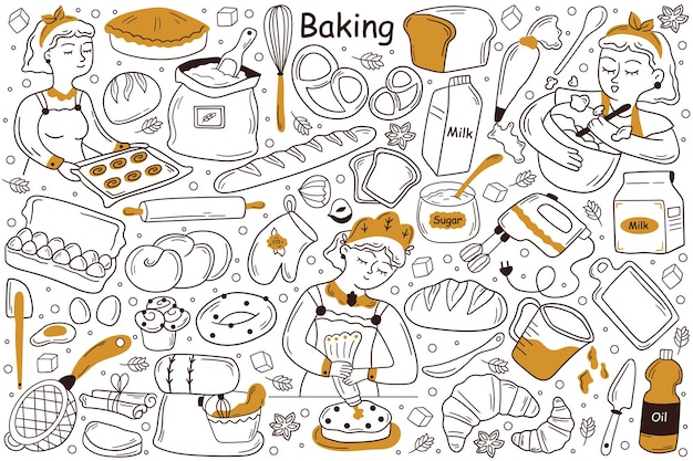 Baking doodle set