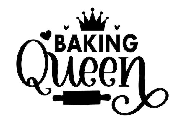 Vector baking queen