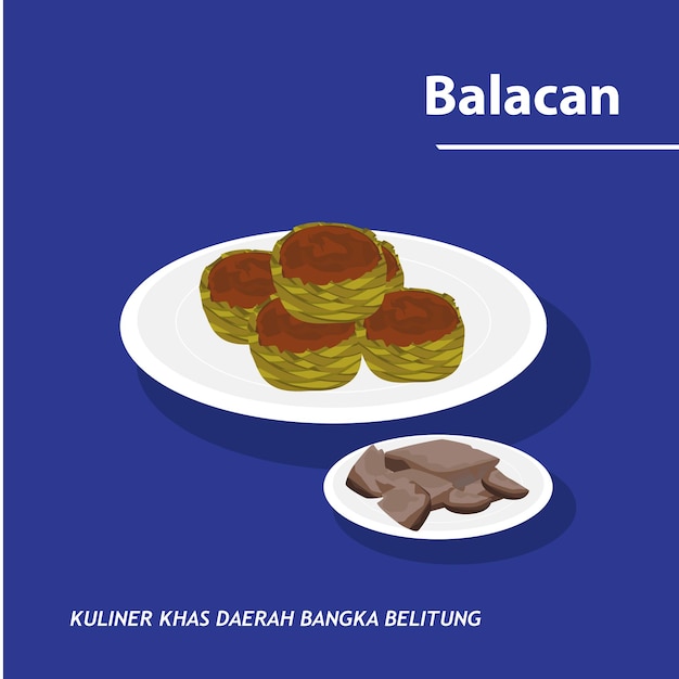 Balacan culinary specialties of the Bangka Belitung region