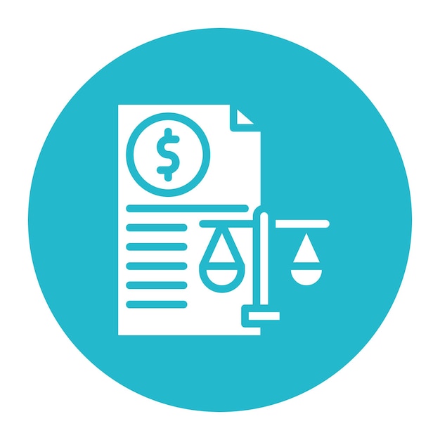 Balance Sheet icon vector image Can be used for Credit And Loan