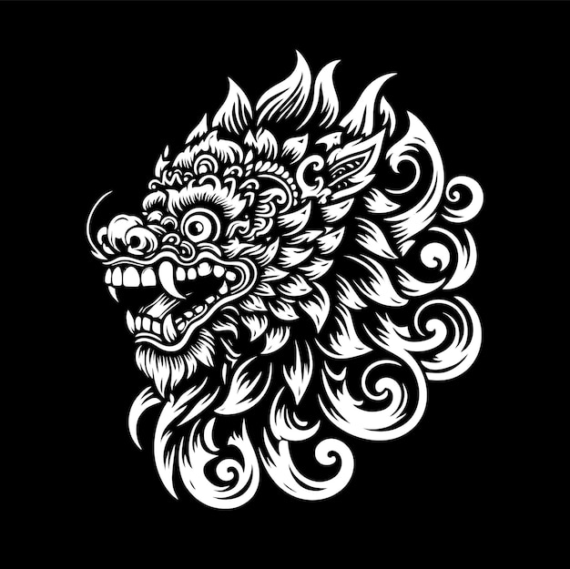 Balinese Barong Vector