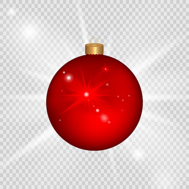 Ball for a Christmas tree Decoration Symbol of New Year Christmas winter