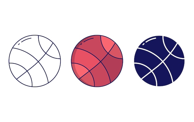 Ball vector icon