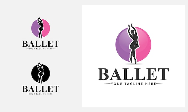 Ballerina Woman Logo